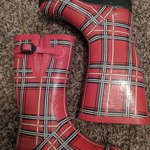 Women's Size 6 Tartan Rain boots